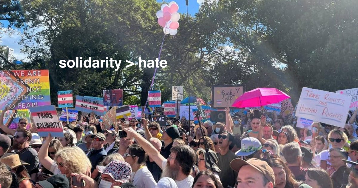 The only way to beat hate 