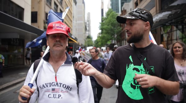 Australian 'freedom' protestors aren't giving up.